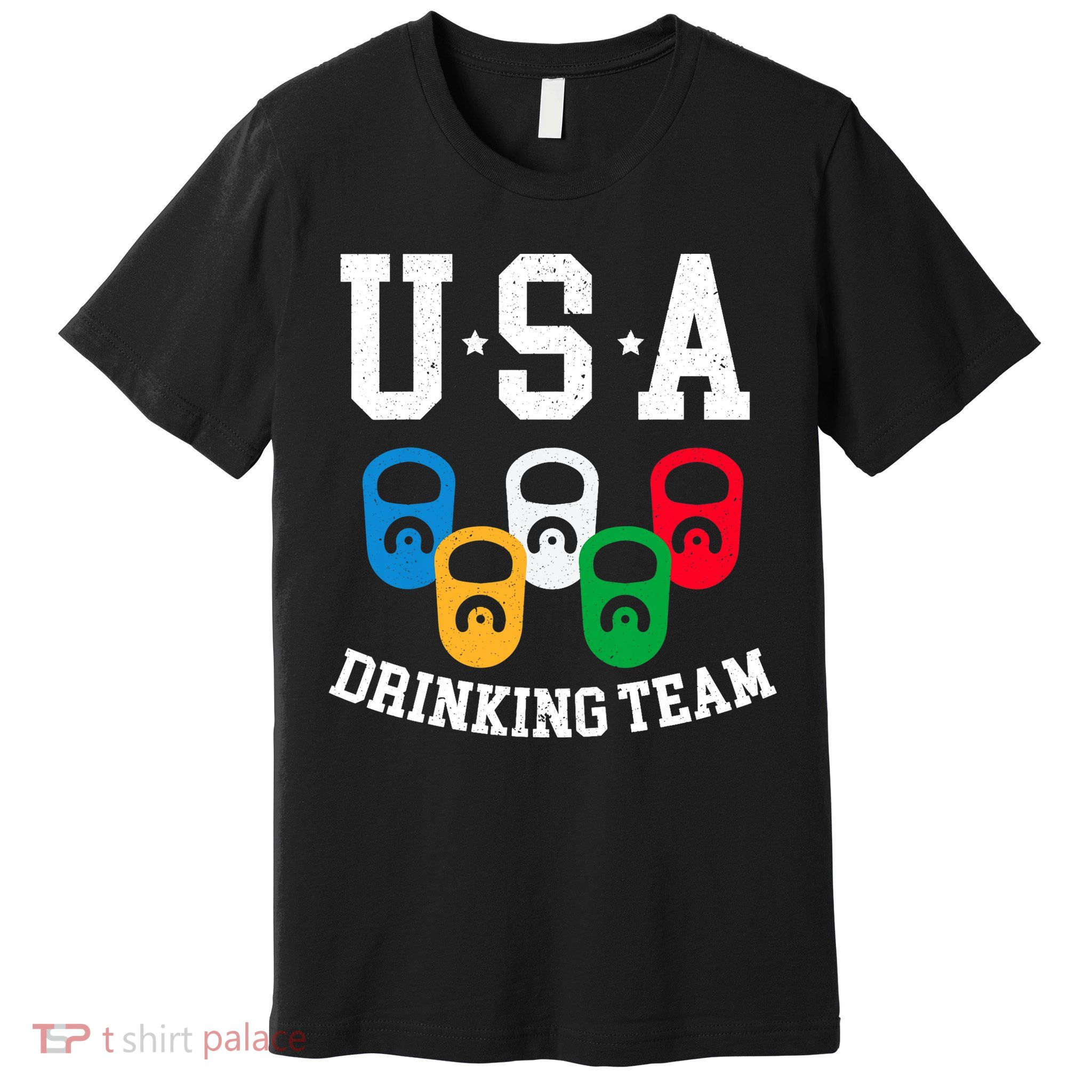 USA Drinking Team for a Team Drinking Beer Lovers Premium T-Shirt
