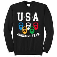 USA Drinking Team for a Team Drinking Beer Lovers Tall Sweatshirt