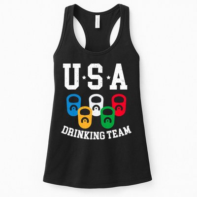 USA Drinking Team for a Team Drinking Beer Lovers Womens Tank Top