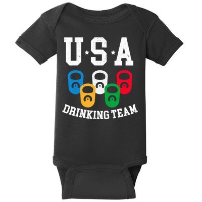 USA Drinking Team for a Team Drinking Beer Lovers Baby Bodysuit
