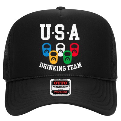 USA Drinking Team for a Team Drinking Beer Lovers Trucker Hat