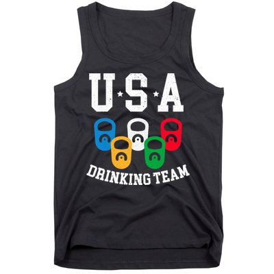 USA Drinking Team for a Team Drinking Beer Lovers Tank Top