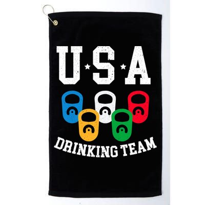 USA Drinking Team for a Team Drinking Beer Lovers Golf Towel
