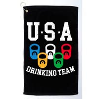 USA Drinking Team for a Team Drinking Beer Lovers Golf Towel