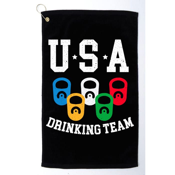 USA Drinking Team for a Team Drinking Beer Lovers Golf Towel