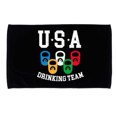 USA Drinking Team for a Team Drinking Beer Lovers Microfiber Hand Towel