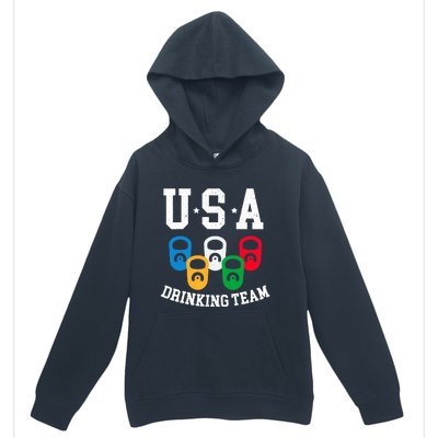 USA Drinking Team for a Team Drinking Beer Lovers Urban Pullover Hoodie