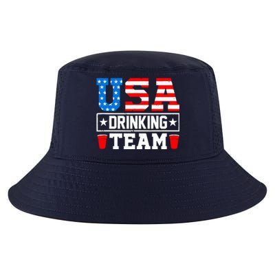 USA Drinking Team Funny Drinking Beer Lover Gift Cool Comfort Performance Bucket Hat