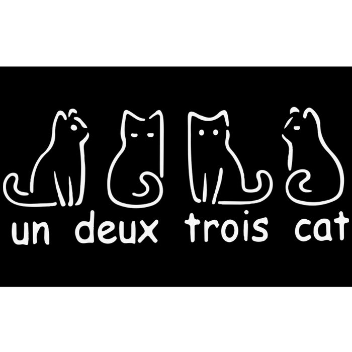 Un Deux Trois Cat Bumper Sticker