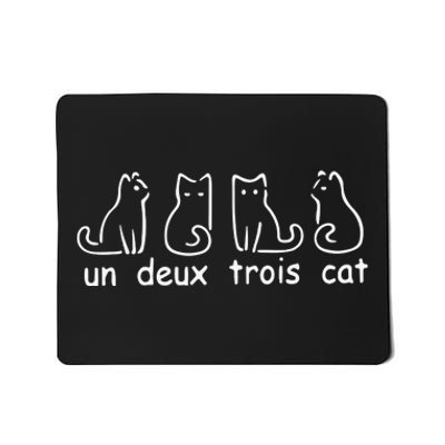 Un Deux Trois Cat Mousepad