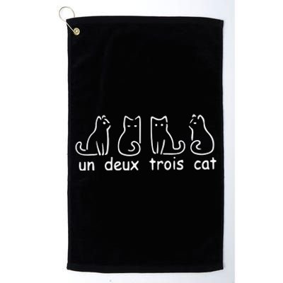 Un Deux Trois Cat Platinum Collection Golf Towel