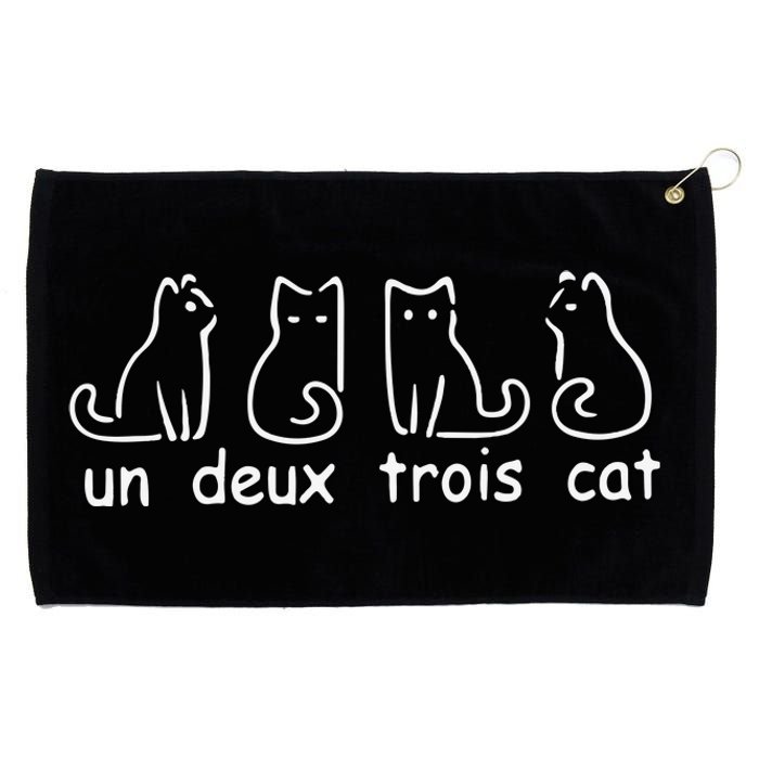 Un Deux Trois Cat Grommeted Golf Towel