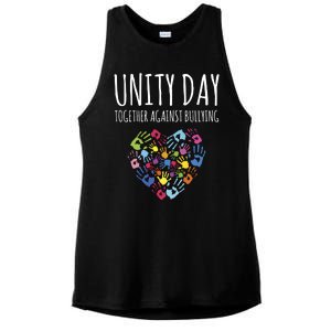 Unity Day Together Against Bullying Ladies PosiCharge Tri-Blend Wicking Tank