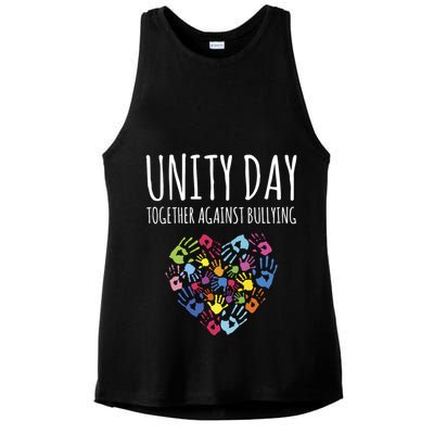 Unity Day Together Against Bullying Ladies PosiCharge Tri-Blend Wicking Tank