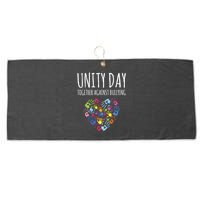 Unity Day Together Against Bullying Large Microfiber Waffle Golf Towel