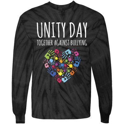 Unity Day Together Against Bullying Tie-Dye Long Sleeve Shirt