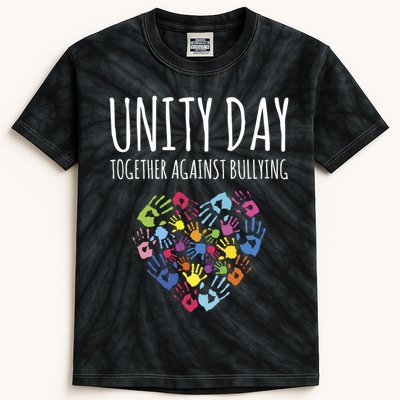 Unity Day Together Against Bullying Kids Tie-Dye T-Shirt
