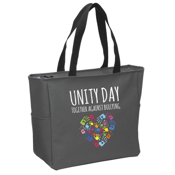 Unity Day Together Against Bullying Zip Tote Bag