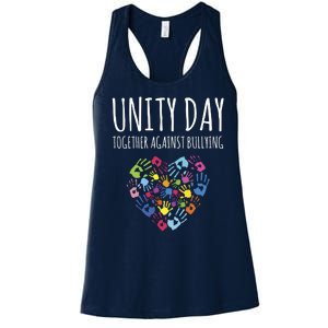 Unity Day Together Against Bullying Women's Racerback Tank