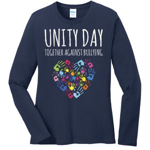 Unity Day Together Against Bullying Ladies Long Sleeve Shirt