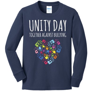 Unity Day Together Against Bullying Kids Long Sleeve Shirt