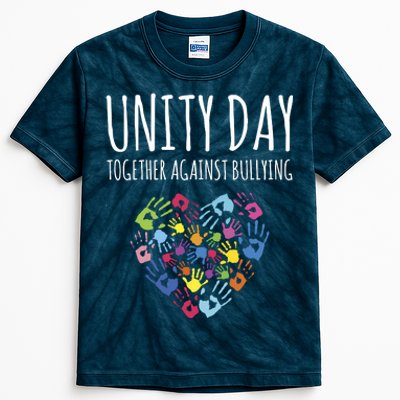 Unity Day Together Against Bullying Kids Tie-Dye T-Shirt