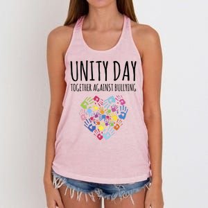 Unity Day Together Against Bullying Women's Knotted Racerback Tank