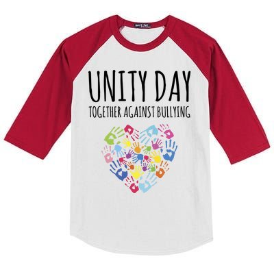 Unity Day Together Against Bullying Kids Colorblock Raglan Jersey