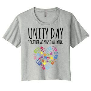 Unity Day Together Against Bullying Women's Crop Top Tee