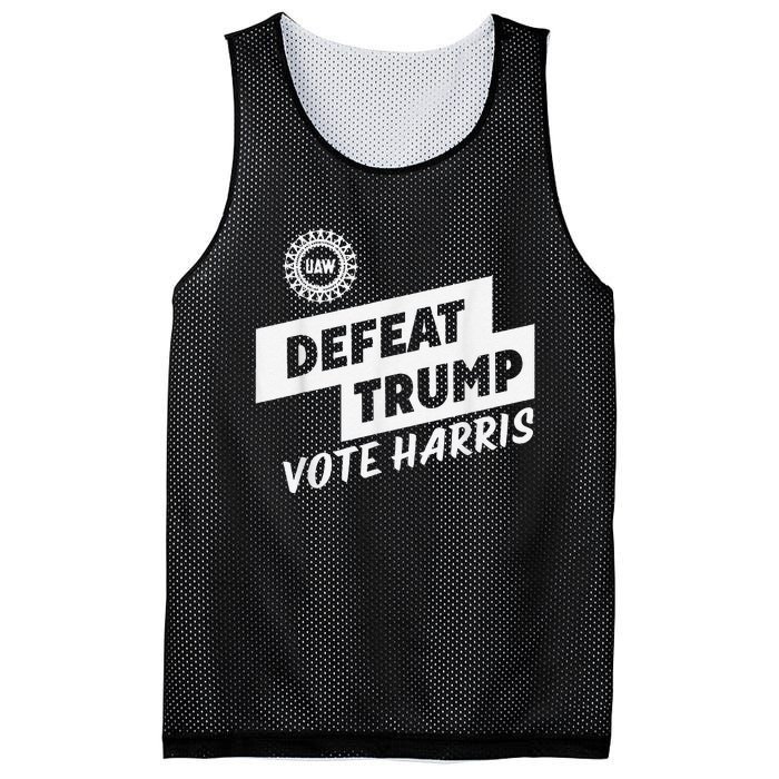 Uaw Defeat Trump Is A Scap Vote Harris Mesh Reversible Basketball Jersey Tank