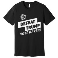 Uaw Defeat Trump Is A Scap Vote Harris Premium T-Shirt