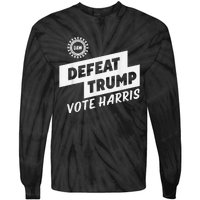 Uaw Defeat Trump Is A Scap Vote Harris Tie-Dye Long Sleeve Shirt