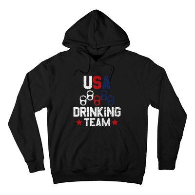 Usa Drinking Team Flag Hoodie