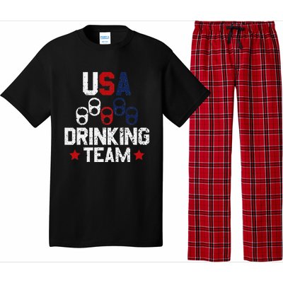 Usa Drinking Team Flag Pajama Set