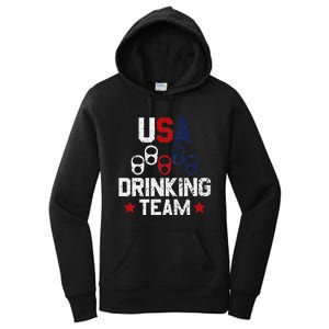 Usa Drinking Team Flag Women's Pullover Hoodie