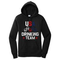 Usa Drinking Team Flag Women's Pullover Hoodie