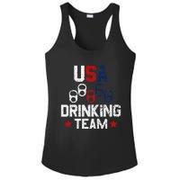 Usa Drinking Team Flag Ladies PosiCharge Competitor Racerback Tank