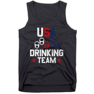 Usa Drinking Team Flag Tank Top