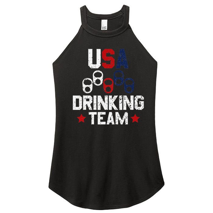 Usa Drinking Team Flag Women's Perfect Tri Rocker Tank