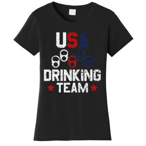 Usa Drinking Team Flag Women's T-Shirt