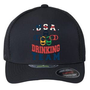 USA Drinking Team Olympics Flexfit Unipanel Trucker Cap