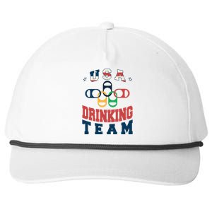 USA Drinking Team Olympics Snapback Five-Panel Rope Hat