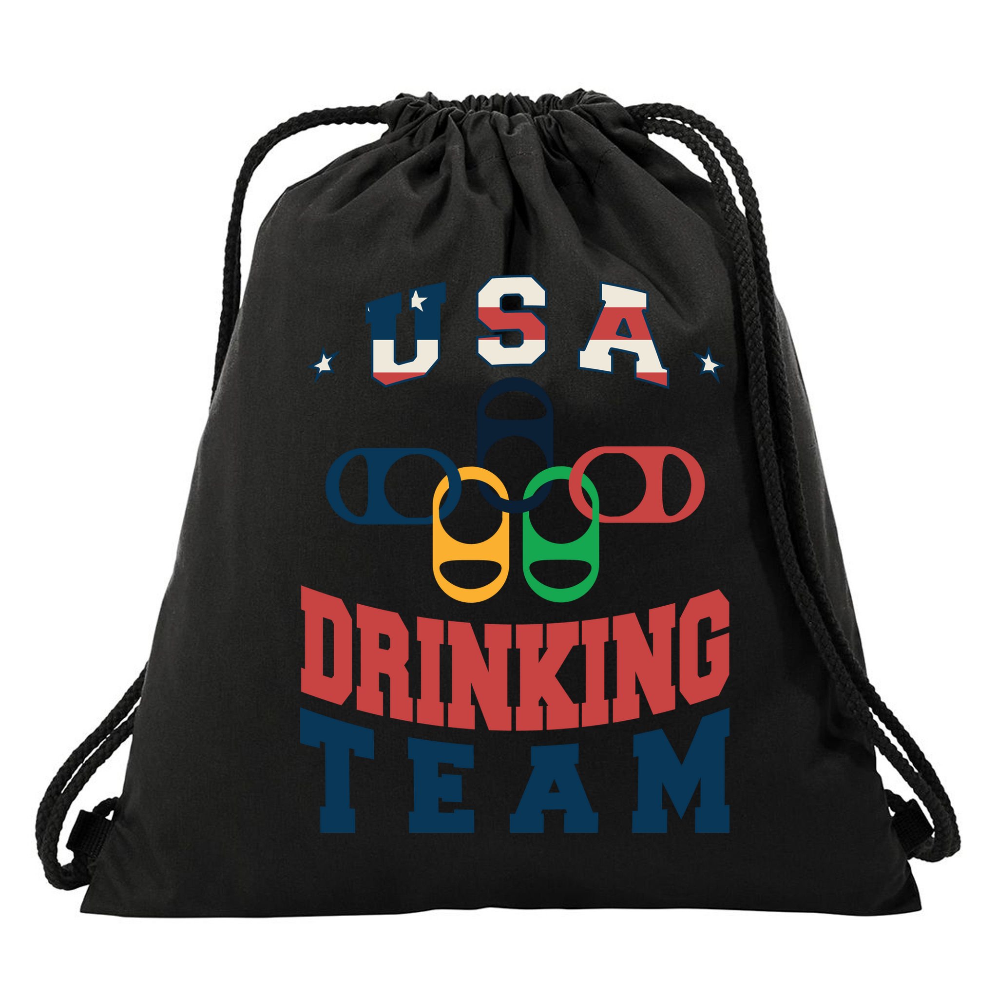 USA Drinking Team Olympics Drawstring Bag