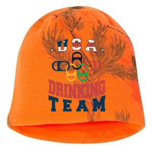 USA Drinking Team Olympics Kati - Camo Knit Beanie