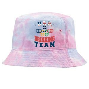 USA Drinking Team Olympics Tie-Dyed Bucket Hat