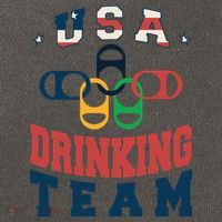 USA Drinking Team Olympics Cotton Canvas Backpack