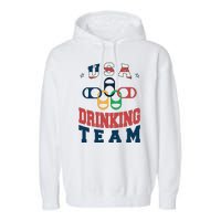 USA Drinking Team Olympics Garment-Dyed Fleece Hoodie