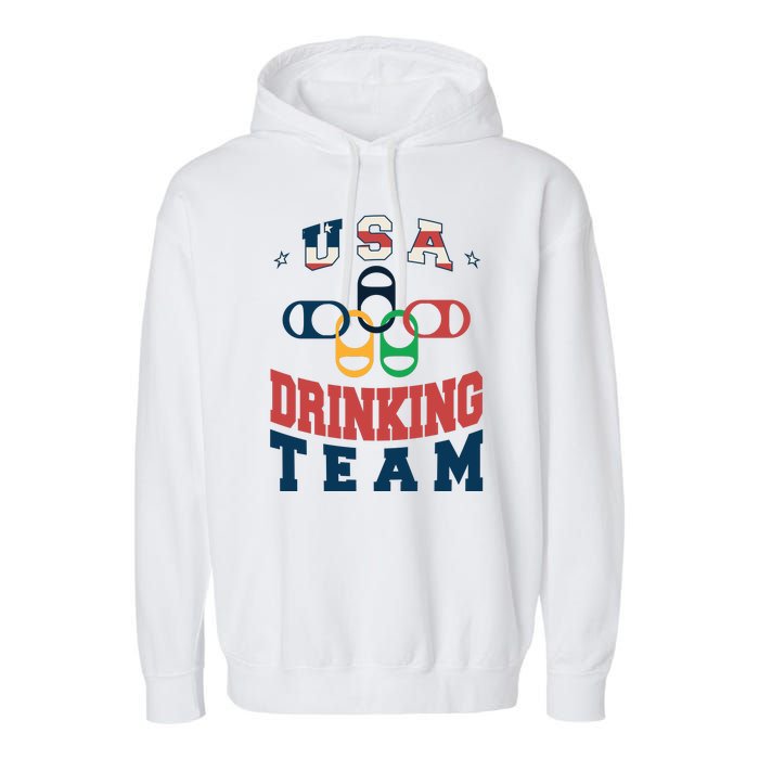 USA Drinking Team Olympics Garment-Dyed Fleece Hoodie