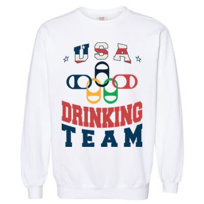USA Drinking Team Olympics Garment-Dyed Sweatshirt