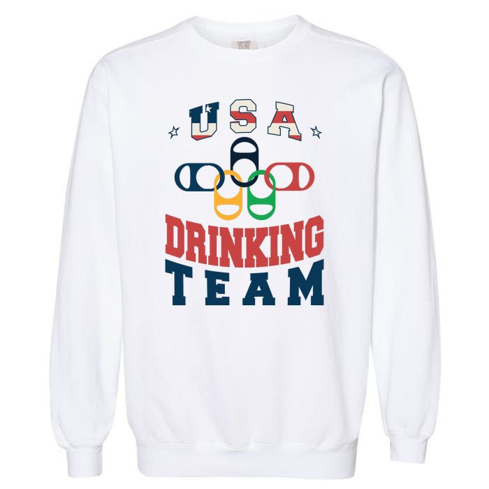 USA Drinking Team Olympics Garment-Dyed Sweatshirt